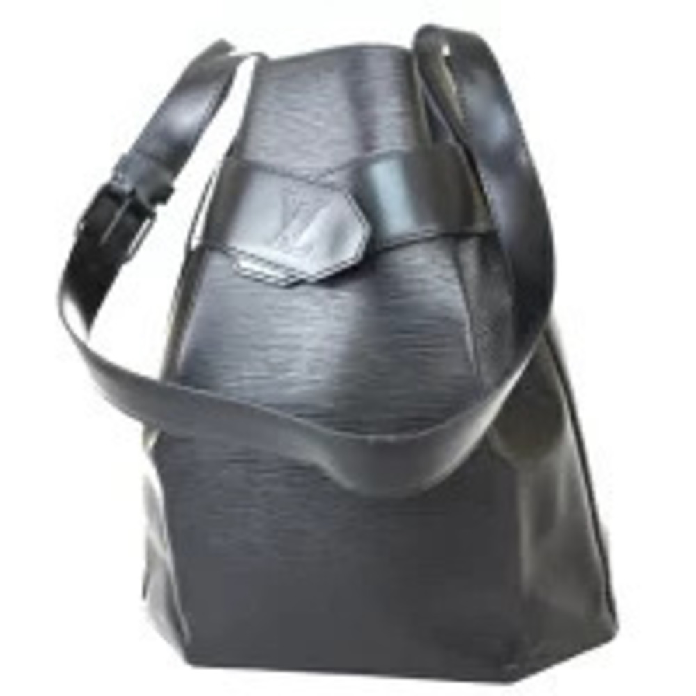 Louis Vuitton Sac Depaule Shoulder Bag Epi Leather Noir Black
